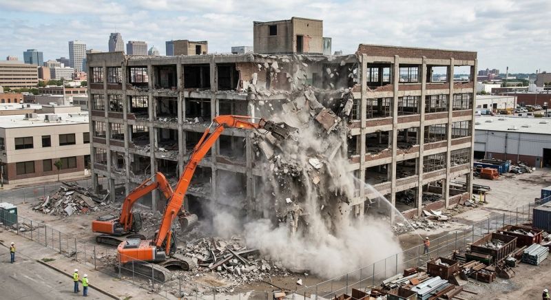 Commercial Building Demolition in Sacramento, CA