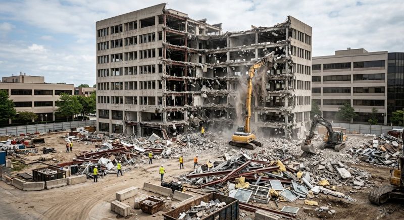 Industrial Demolition in Bergen County, NJ